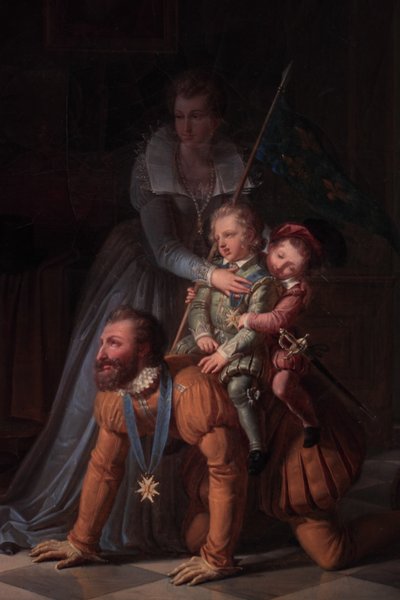 Henry IV and His Children by Pierre Henri Revoil